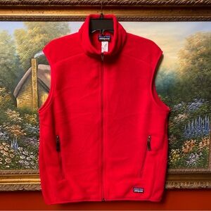 Patagonia Men's Synchilla Fleece Vest Red Medium